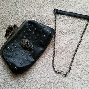 Skull clutch or purse